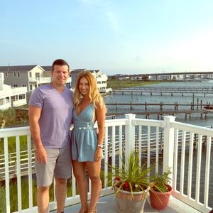 Urban outfitters denim romper